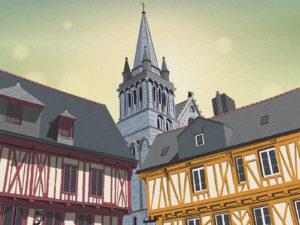 Vannes - la place Henri IV